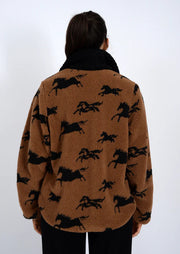 Joline Sherpa Zip-Front Jacket RD Style
