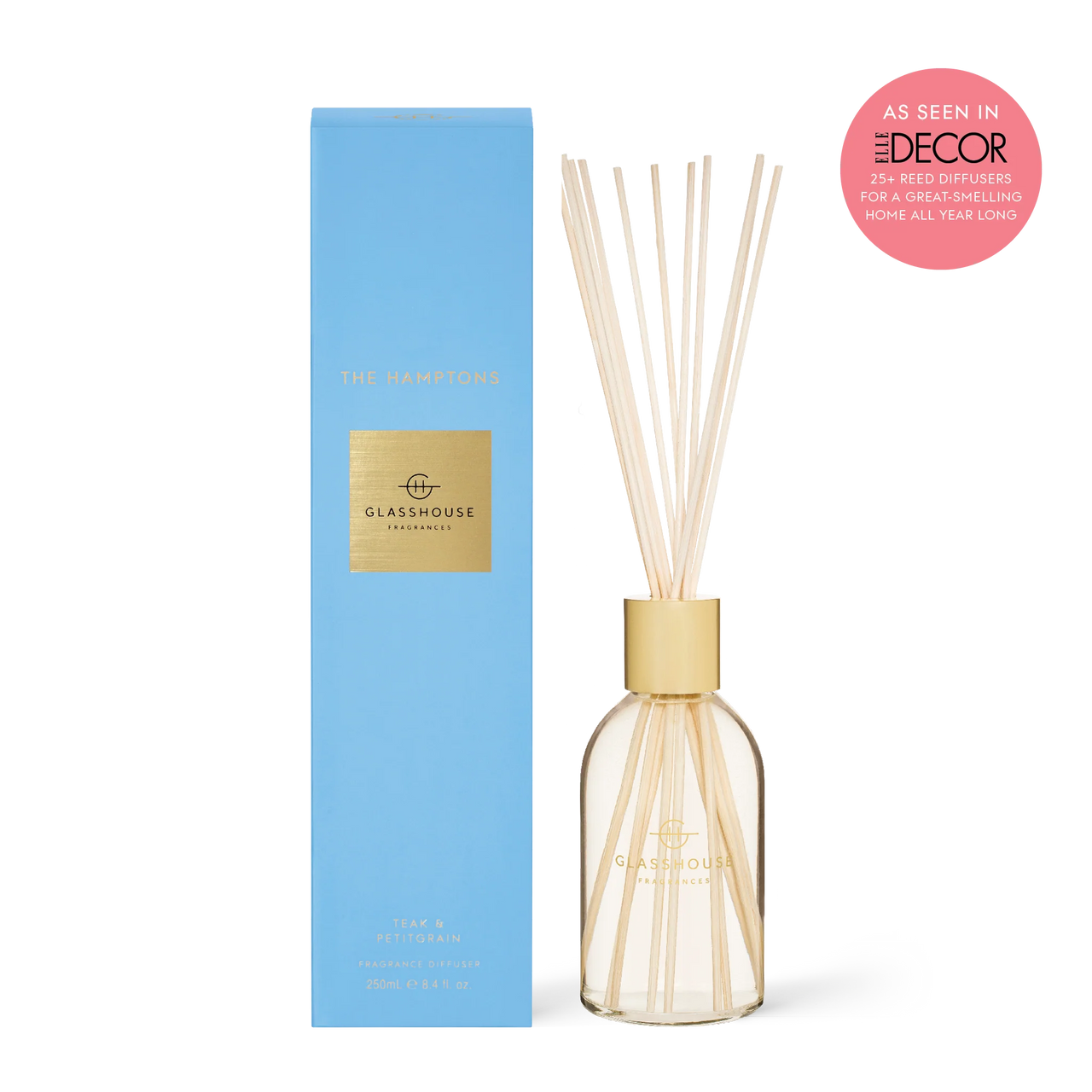 The Hamptons - 8.4oz Diffuser | Glasshouse Fragrances Glasshouse Fragrances