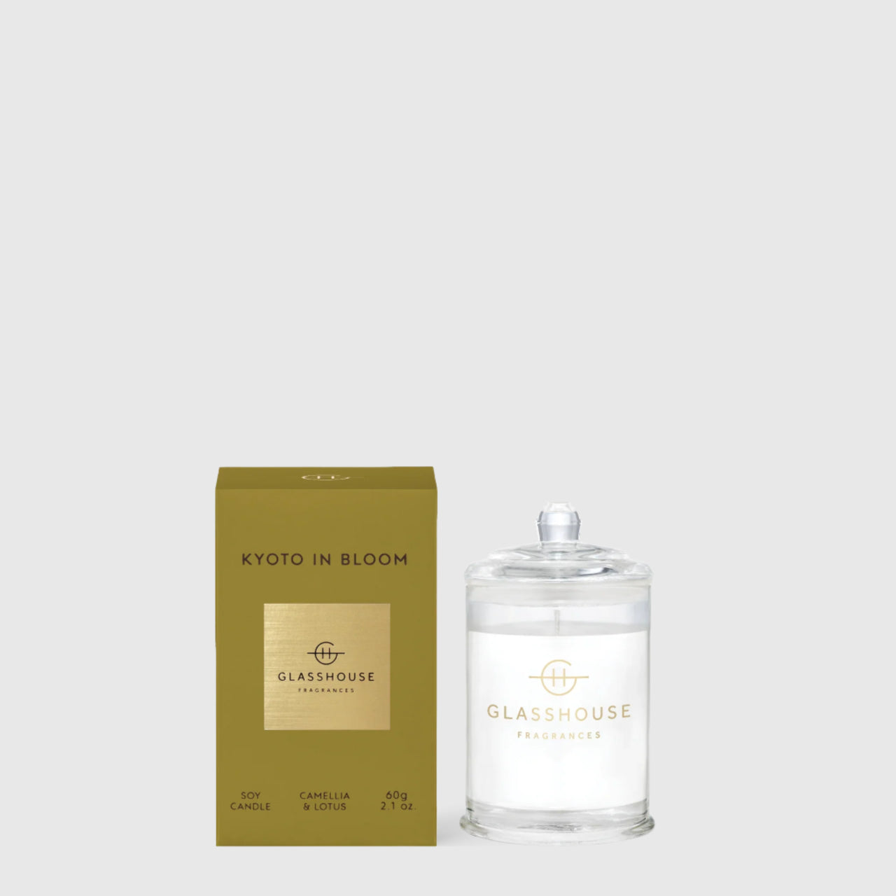 Kyoto in Bloom - 2.1oz Candle | Glasshouse Fragrances