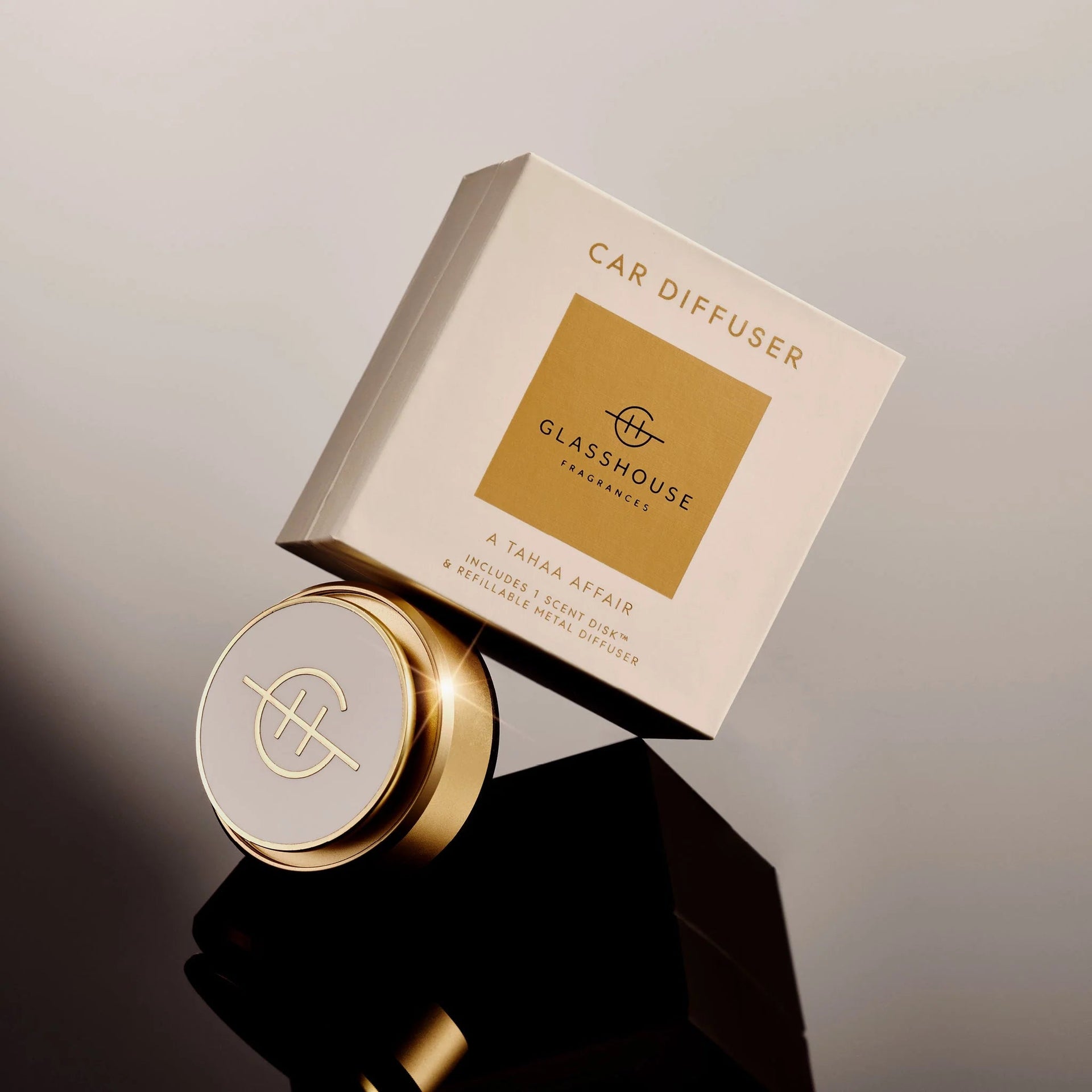 Car Diffuser - Gold | Glasshouse Fragrances Glasshouse Fragrances