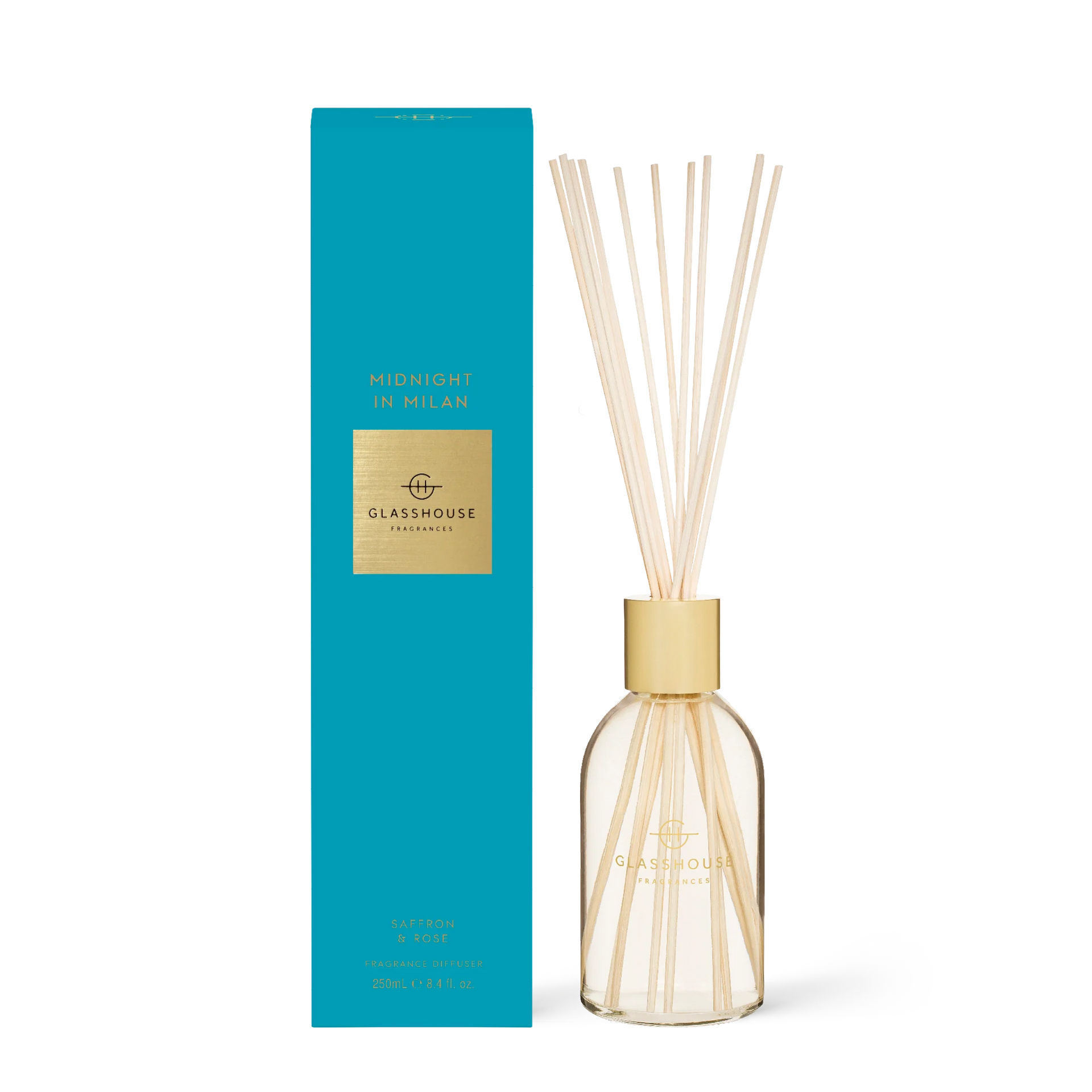 Midnight in Milan - 8.4oz Diffuser | Glasshouse Fragrances Glasshouse Fragrances