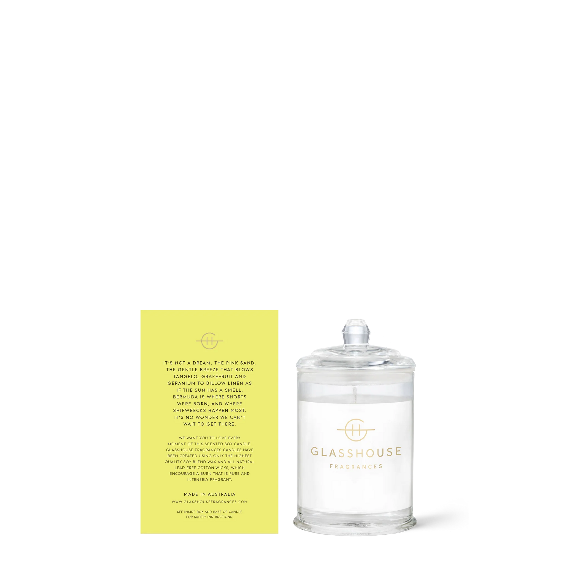 Sunkissed in Bermuda - 2.1oz Candle | Glasshouse Fragrances Glasshouse Fragrances