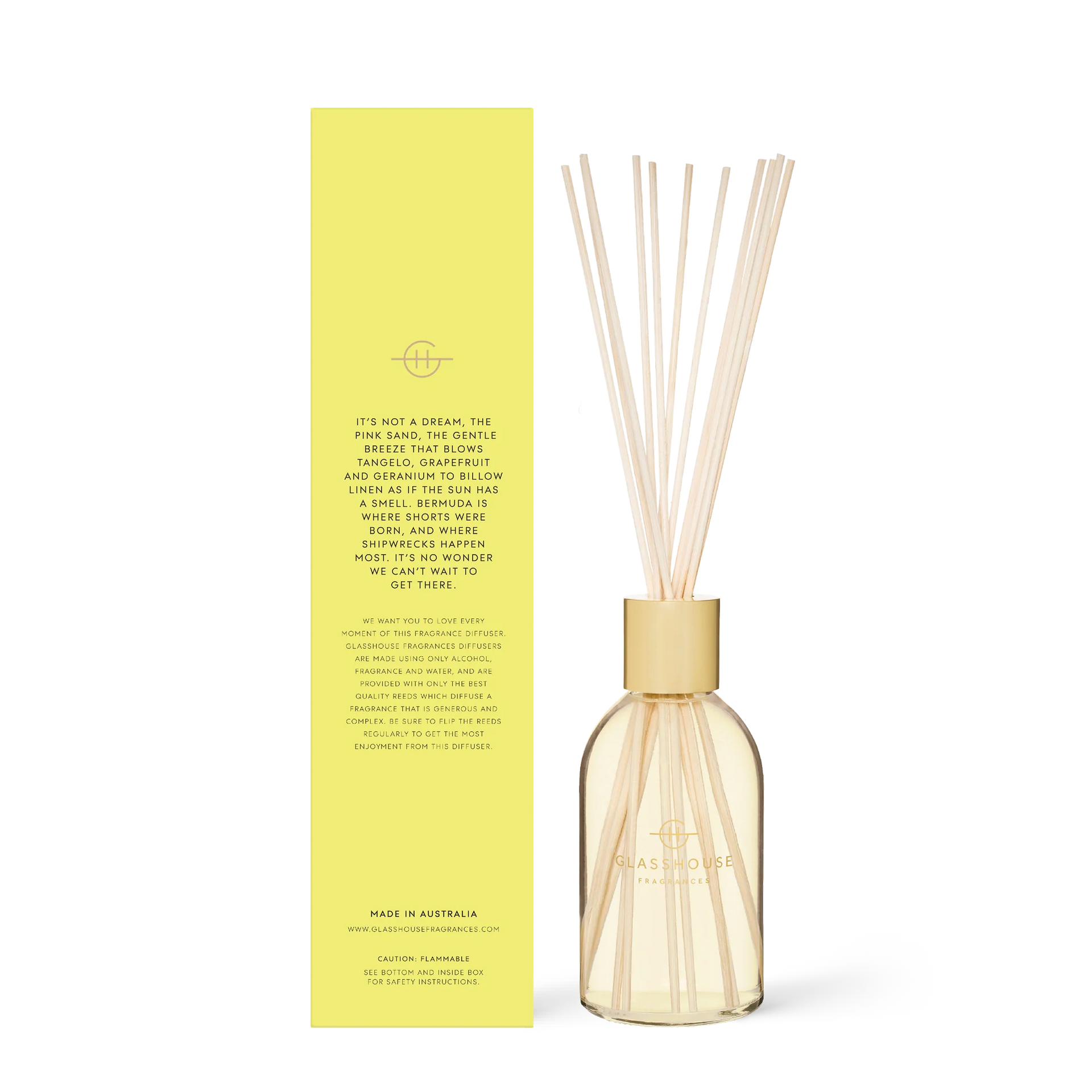 Sunkissed in Bermuda - 8.4oz Diffuser | Glasshouse Fragrances Glasshouse Fragrances