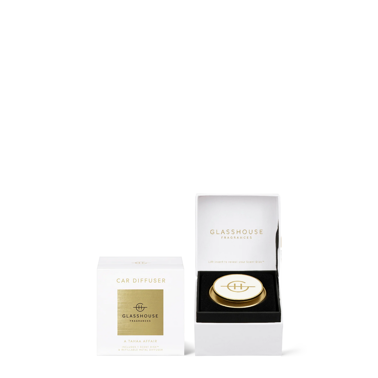 Car Diffuser - Gold | Glasshouse Fragrances Glasshouse Fragrances
