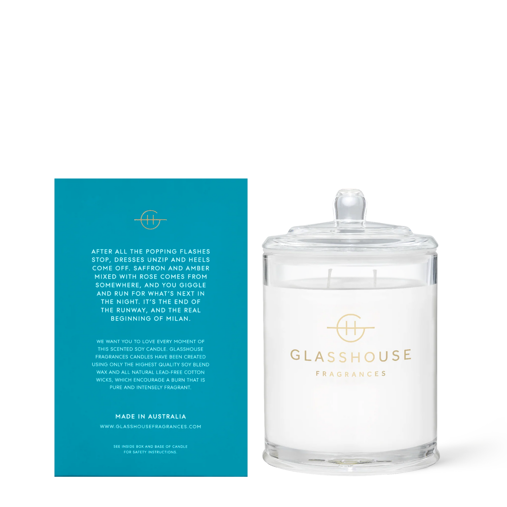 Midnight in Milan - 13.4oz Candle | Glasshouse Fragrances Glasshouse Fragrances