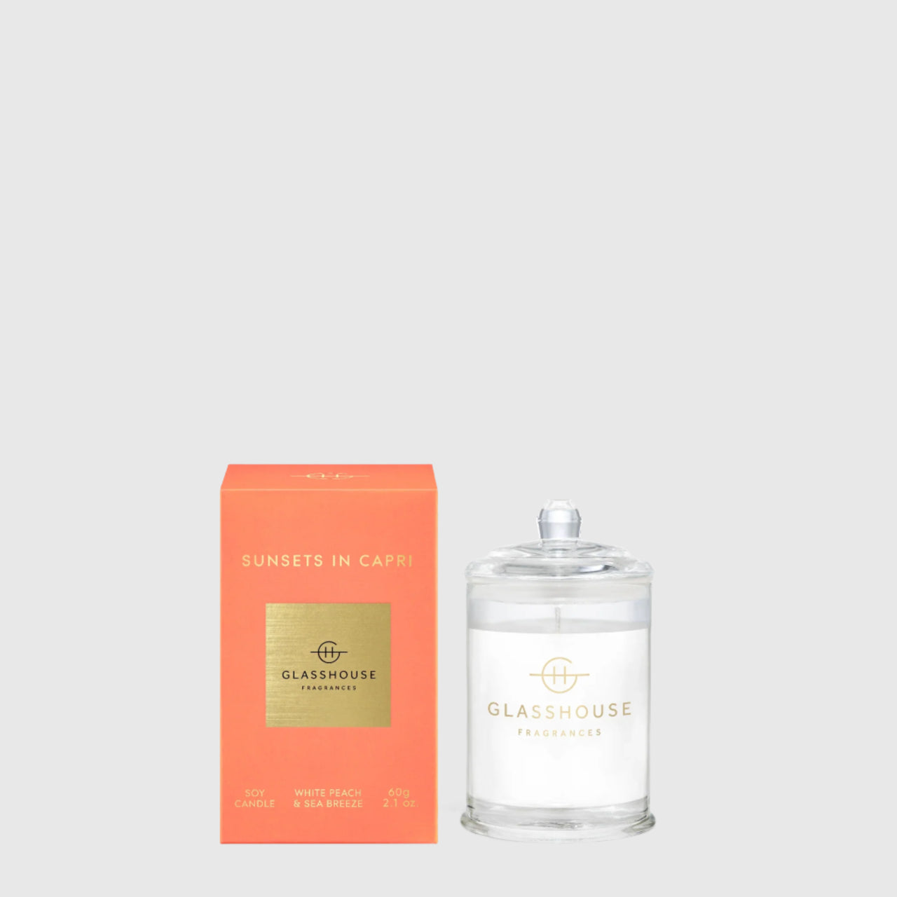 Sunsets in Capri - 2.1oz Candle | Glasshouse Fragrances