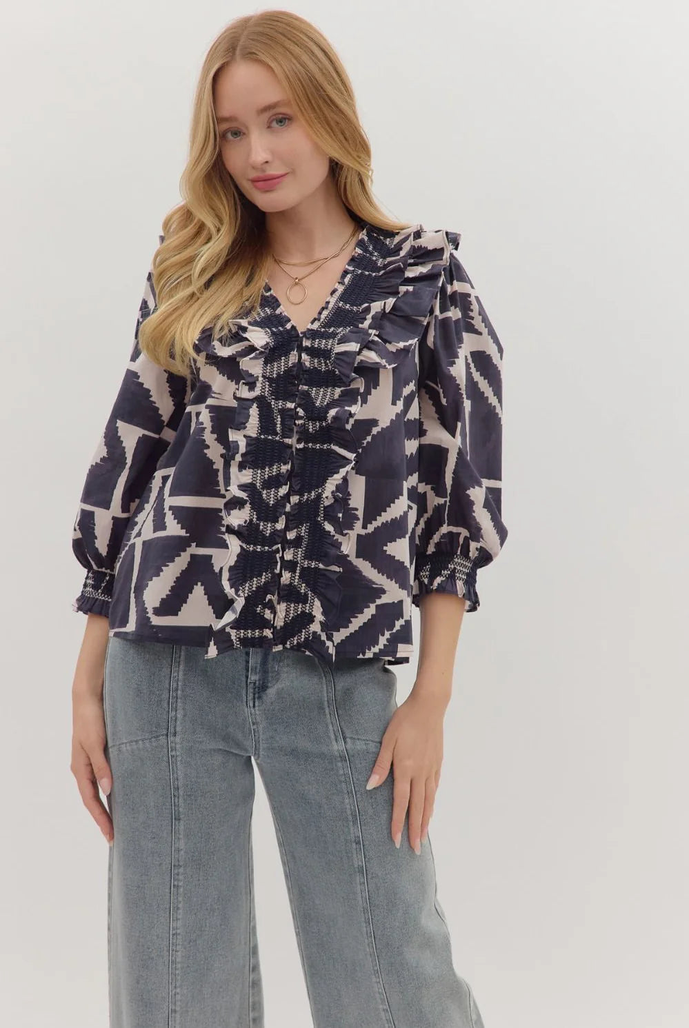 Lauren Long Sleeve Top Entro
