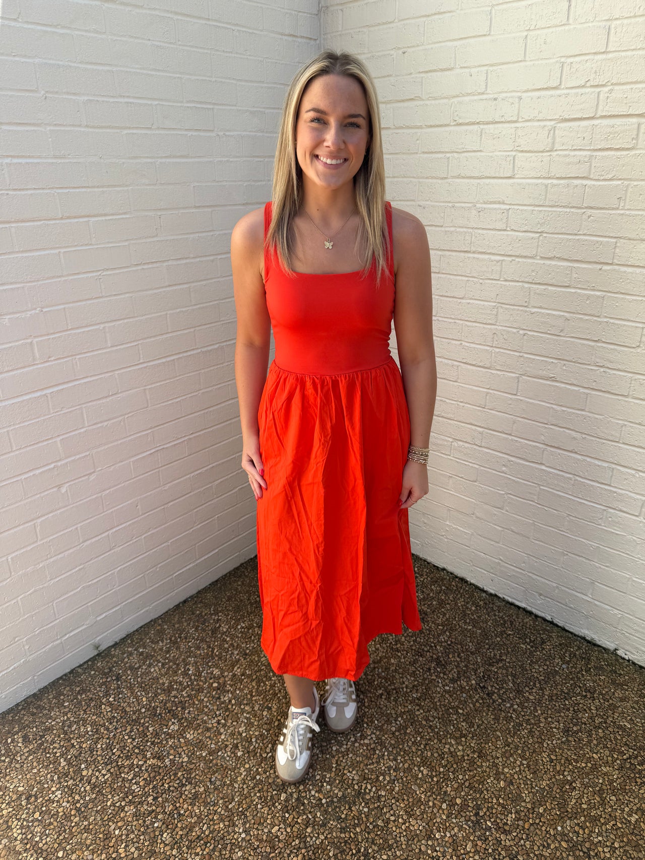 Smooth Jersey Scoop Neck Tank Midi Dress | Spanx Spanx