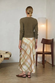 Grove Bias Midi Skirt Skies are Blue