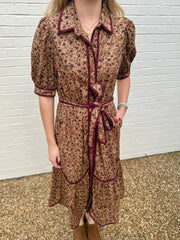 Mackenna Floral Belted Dress THML