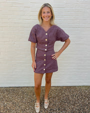Natalayna Embroidered Button Down Crop Top Ciebon