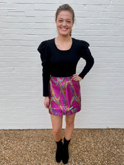 Tinsel Metallic Skirt THML