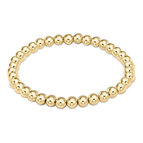 Extends Classic Gold 5mm Bead Bracelet | enewton