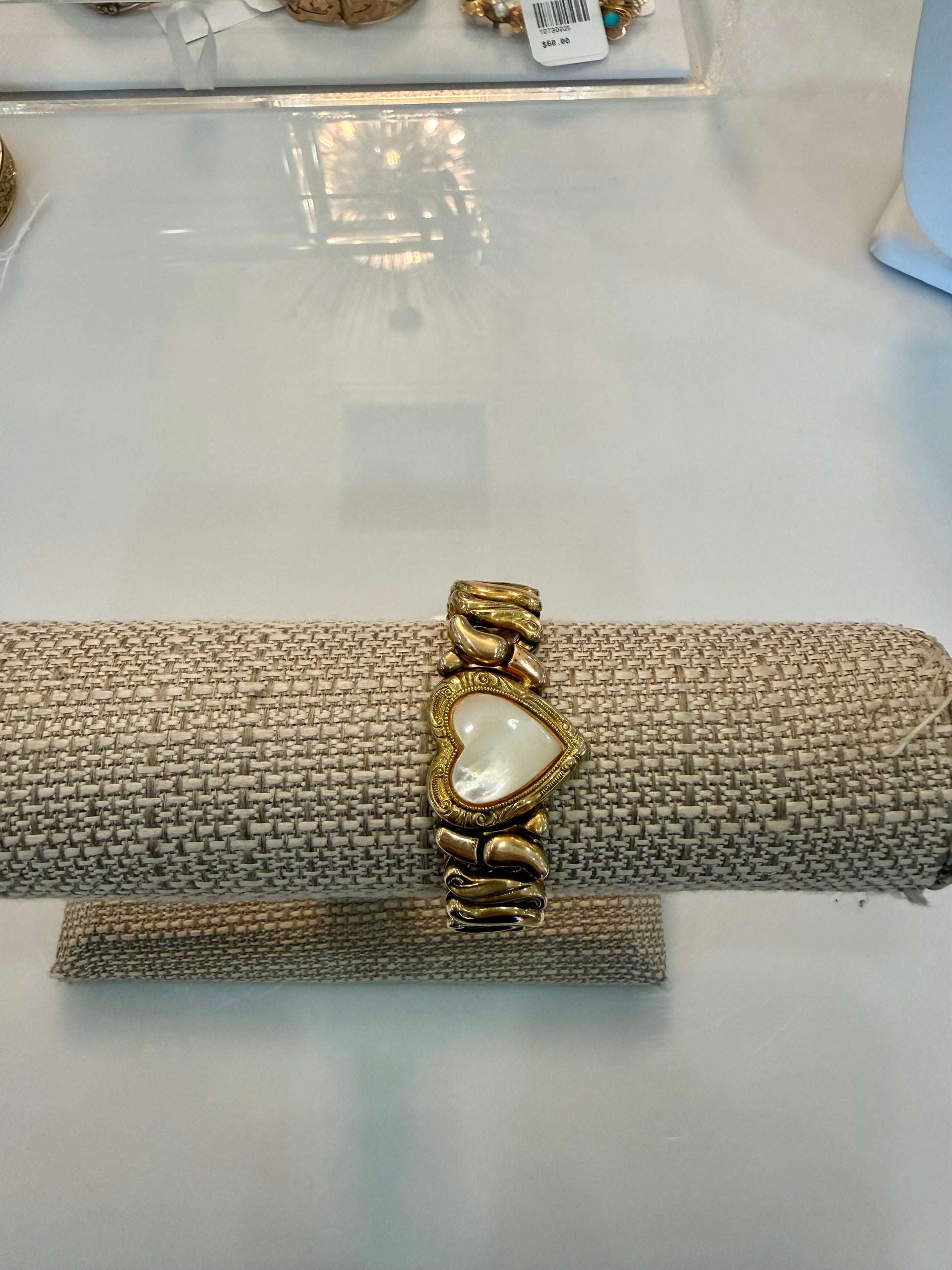 Heart Stretch Band Bracelet Jessica Pack Antiques
