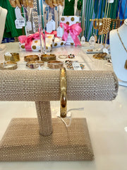 Thin Gold Bangle Jessica Pack Antiques