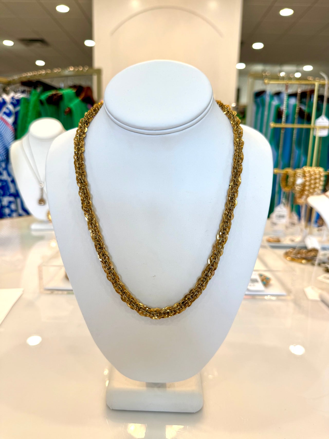 Multi Chain Gold Necklace Lapoma