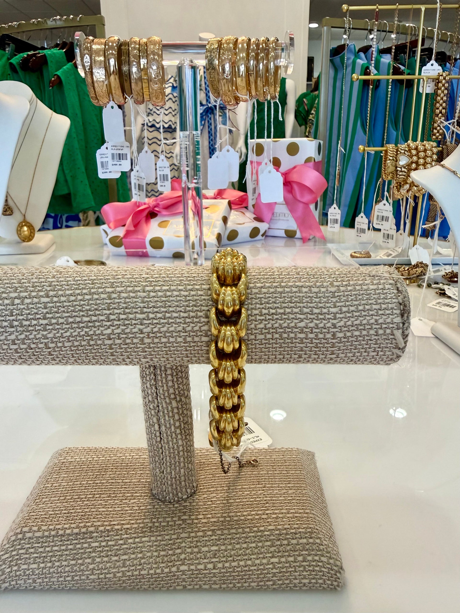 Gold Link Bracelet M'Liss Curtin