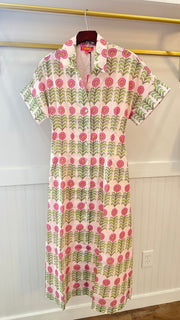 Floral Print Midi Dress THML