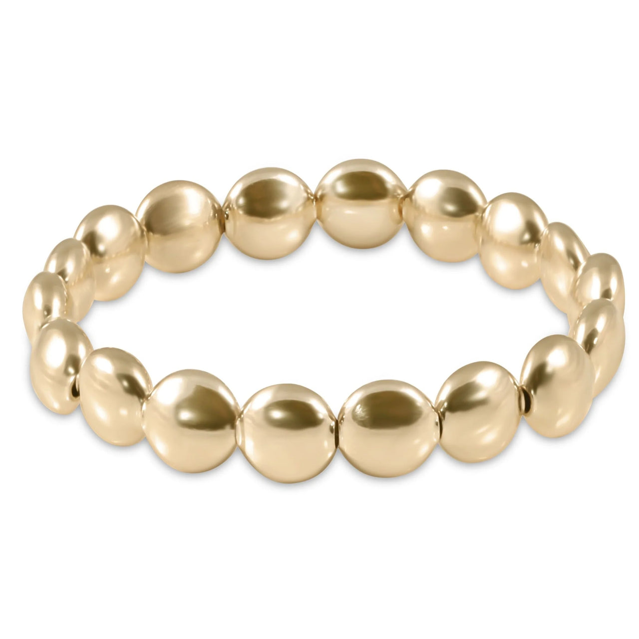 Extends Honesty Gold 10mm Bead Bracelet | enewton
