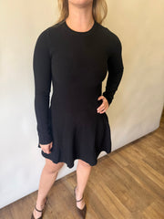 Pleated Sweater Dress Mustard Seed