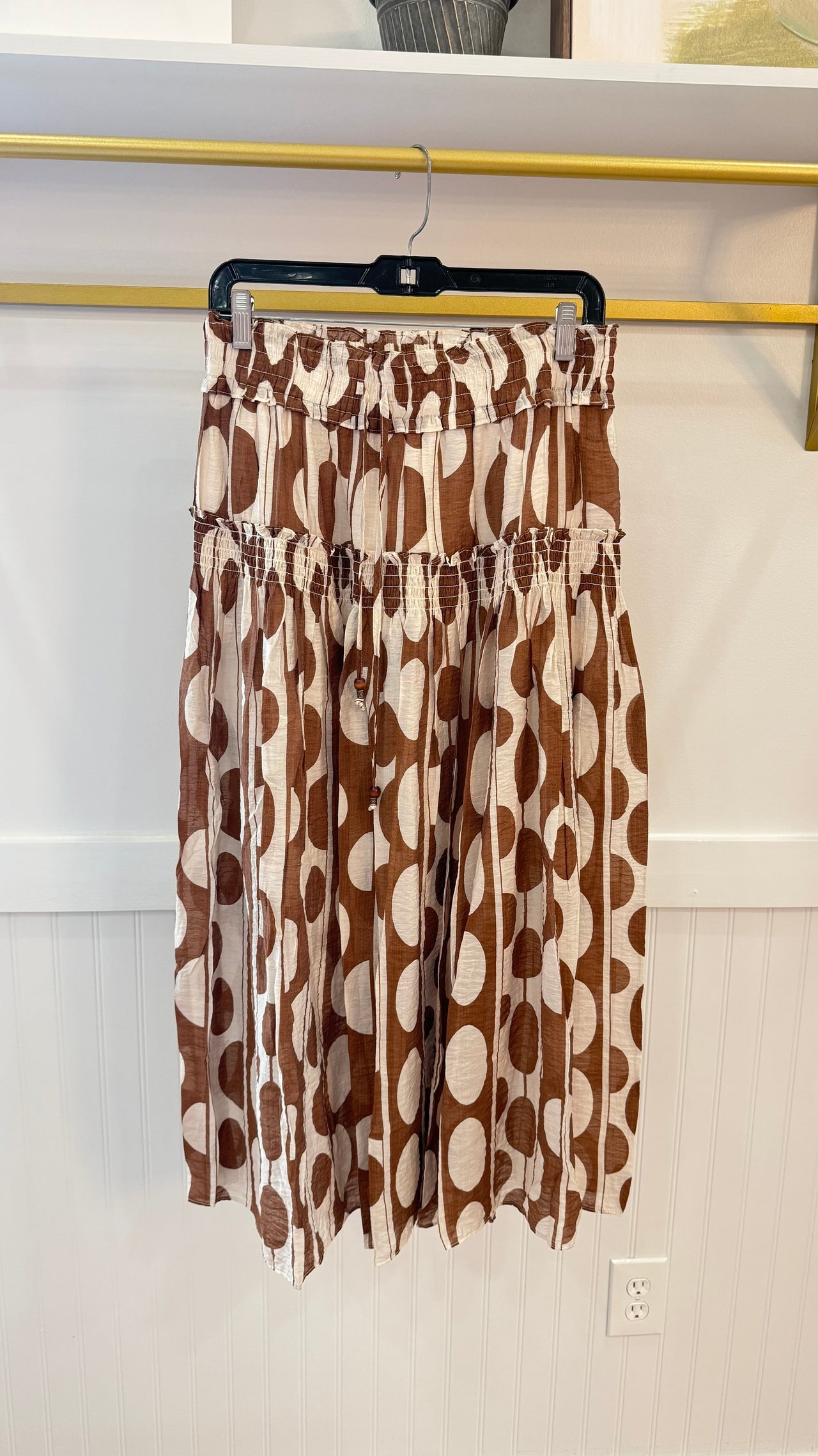 Geo Printed Maxi Skirt THML