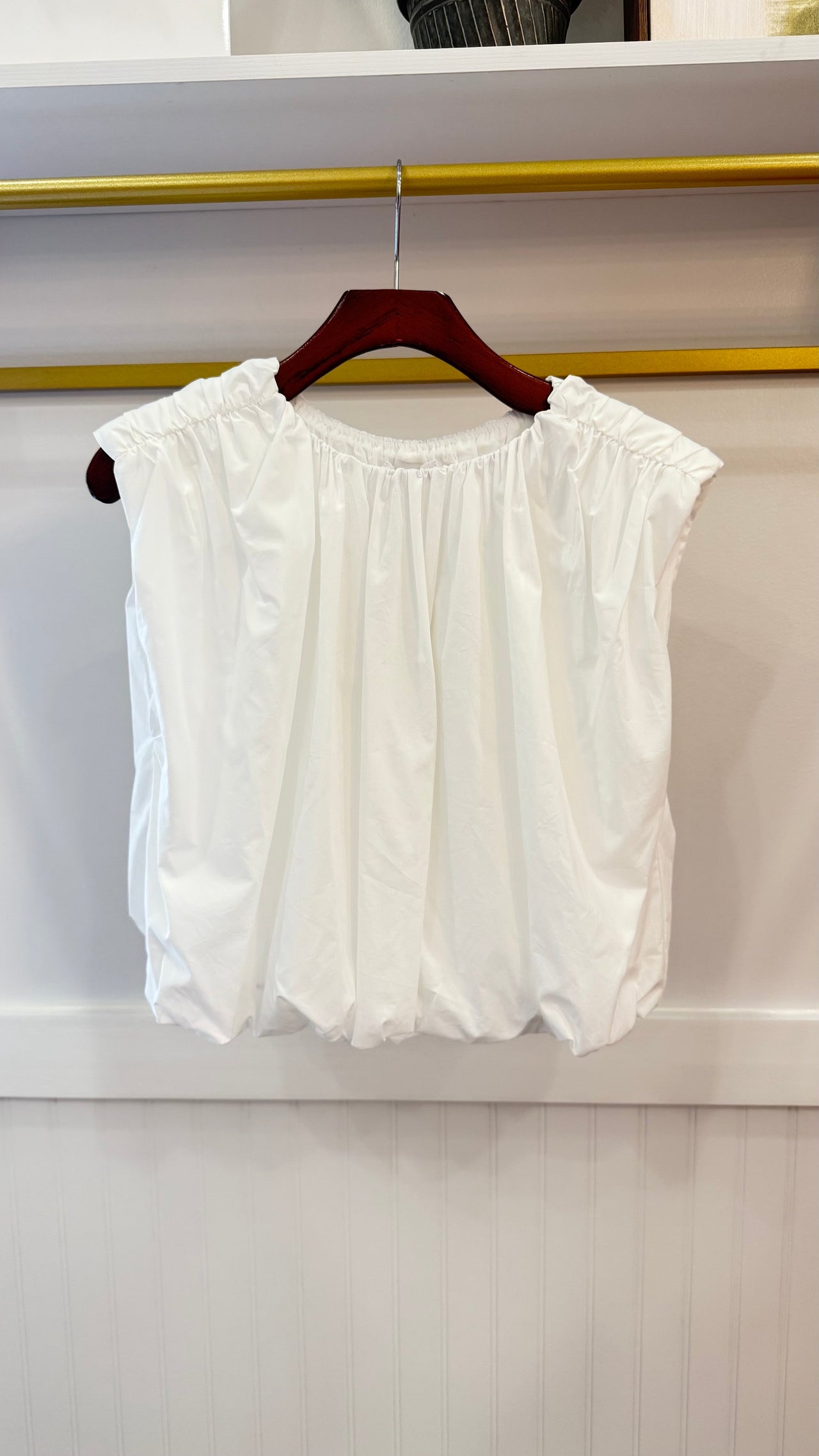 Sleeveless Bubble Top THML