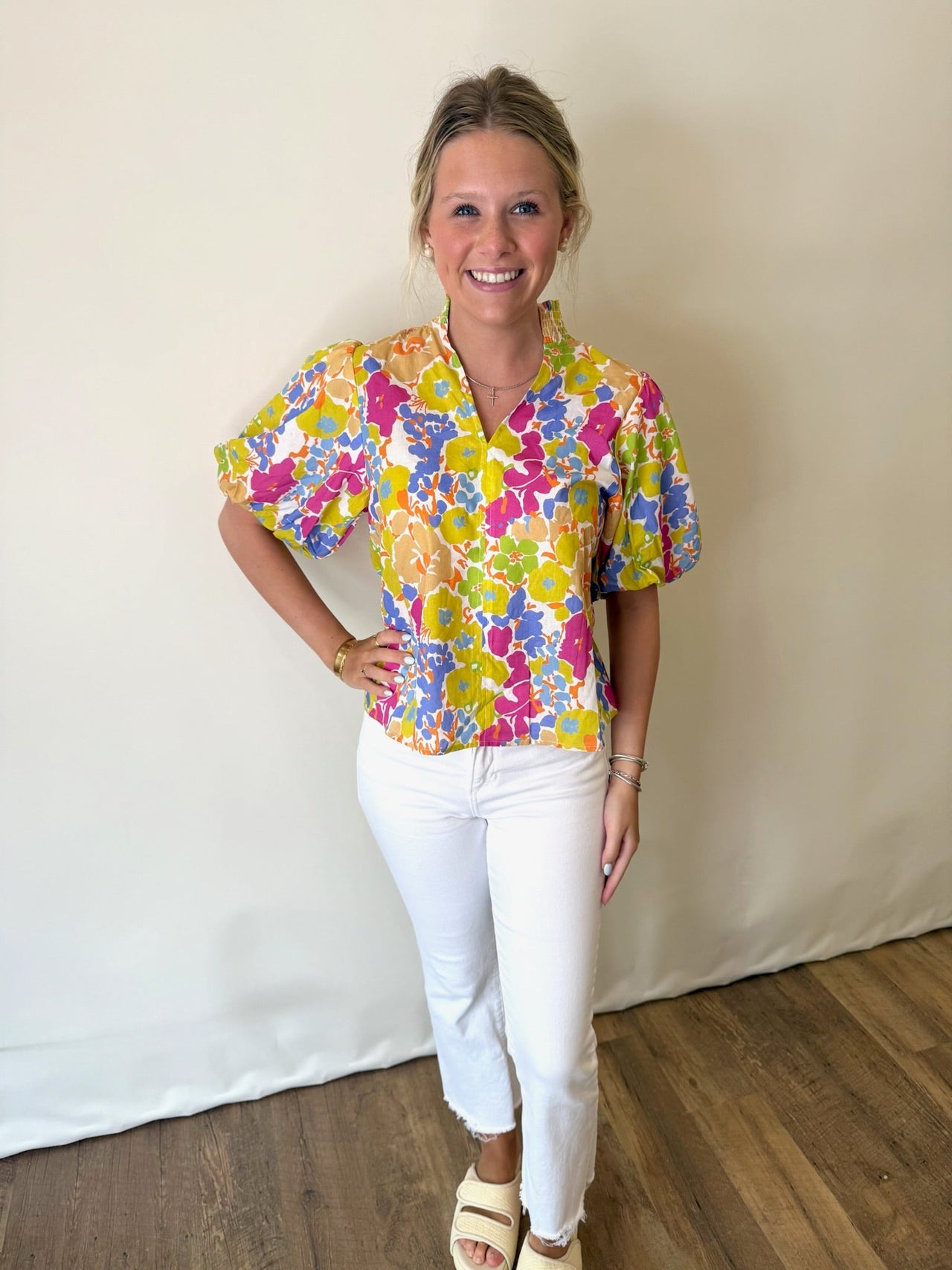 Emma Puff Sleeve Shirt THML