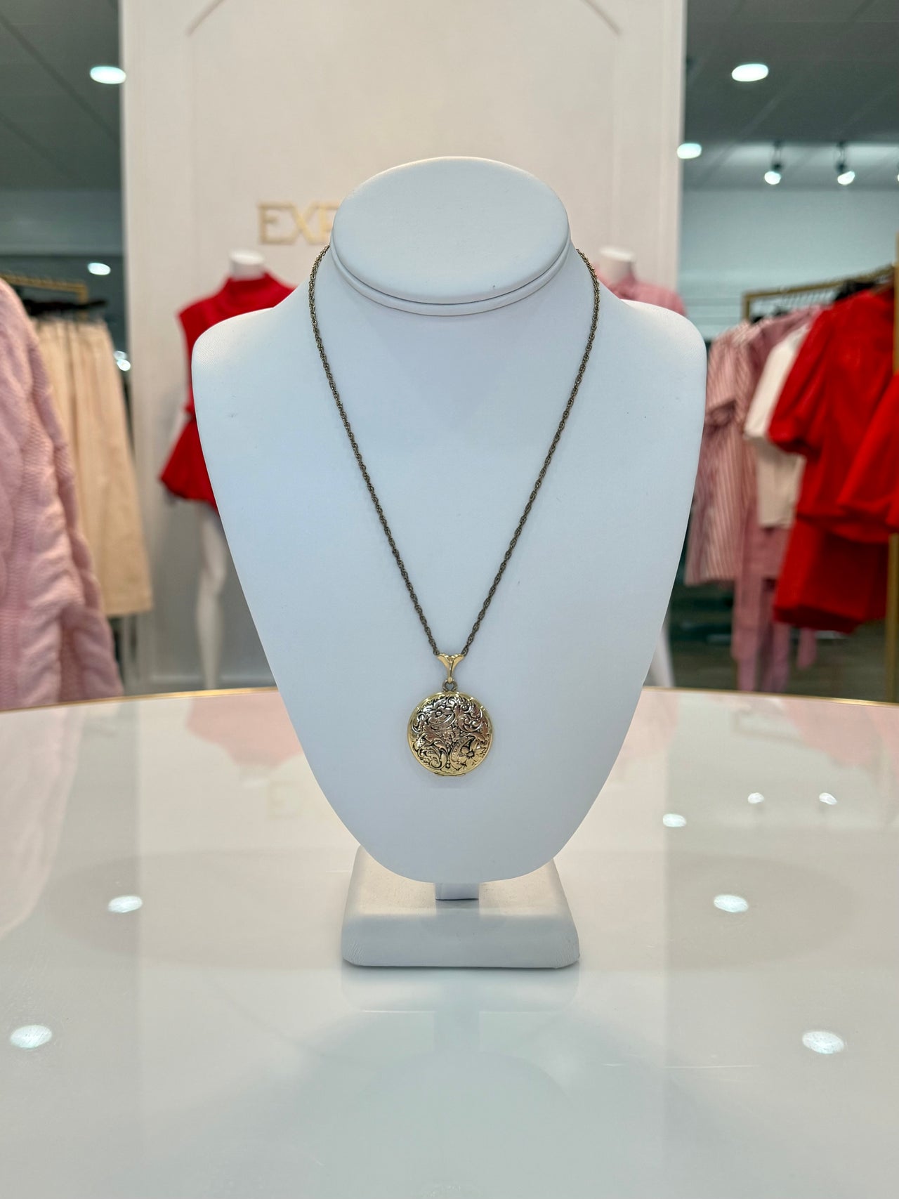 Gold Filled Locket Neckace