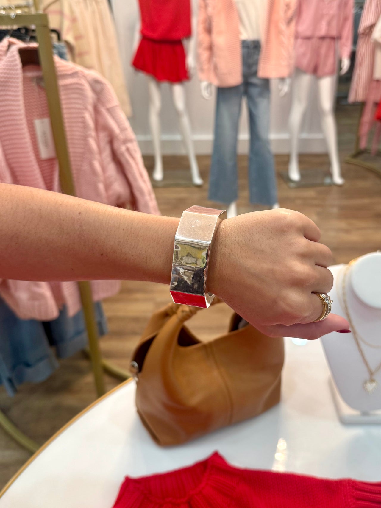 Chunky Sterling Bangle Silver