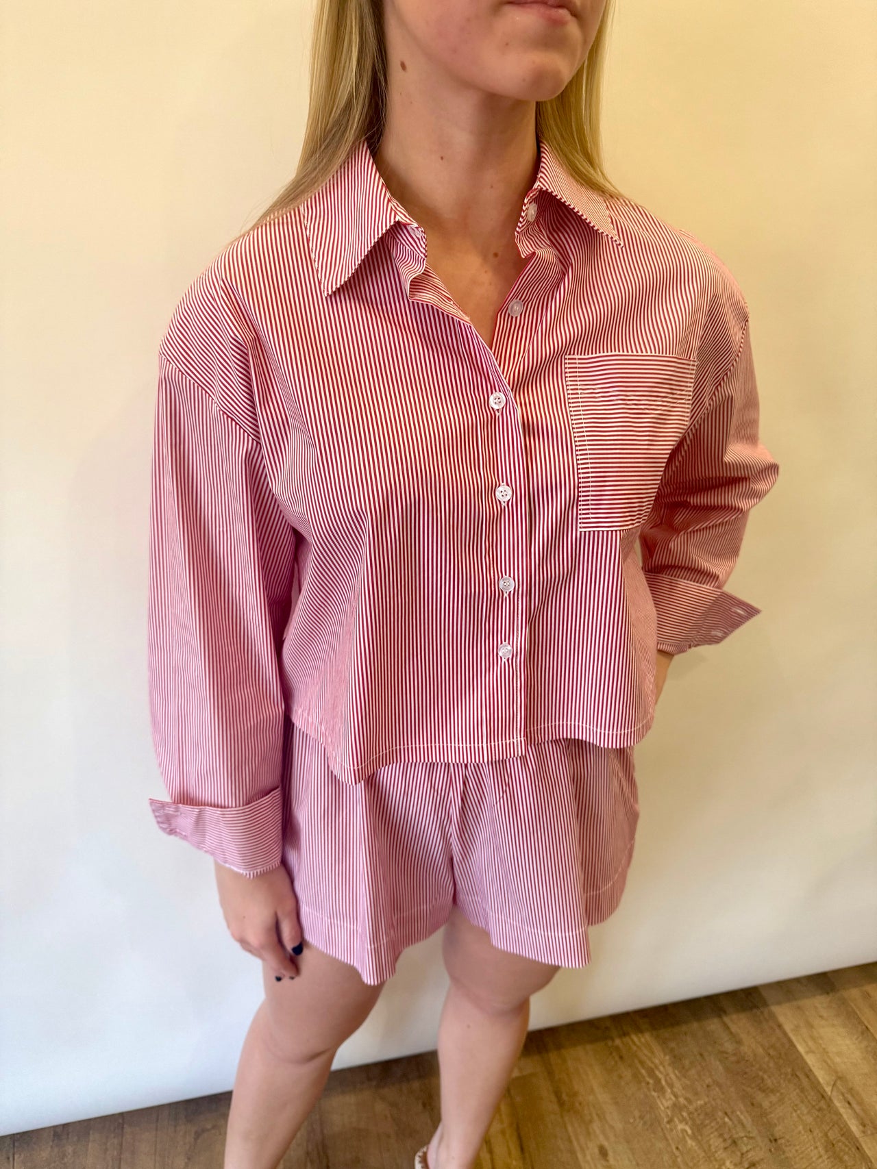 Long Sleeve Striped Shirt