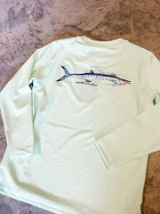 Boys Long Sleeve Performance T-Shirt - Barracuda | Coastal Cotton Coastal Cotton