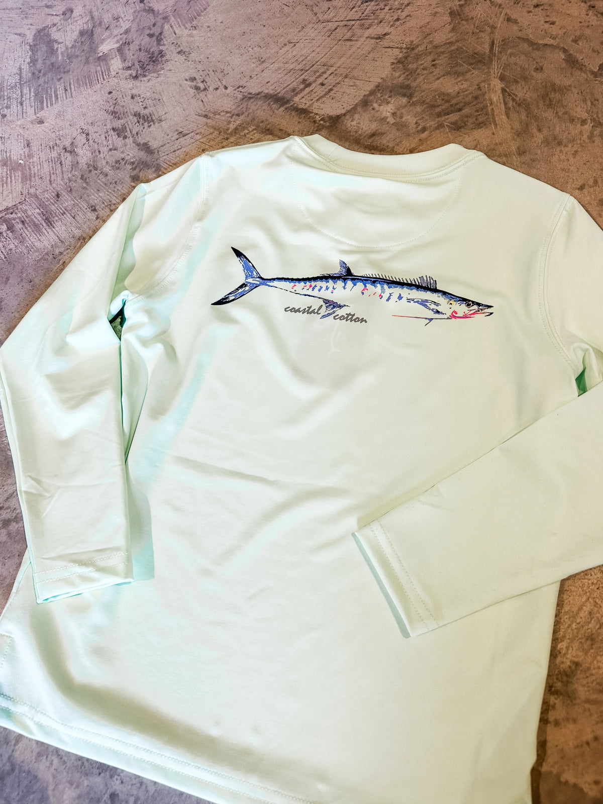 Boys Long Sleeve Performance T-Shirt - Barracuda | Coastal Cotton Coastal Cotton