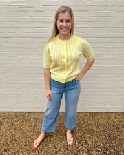 Madison Short Sleeve Sweater Top THML