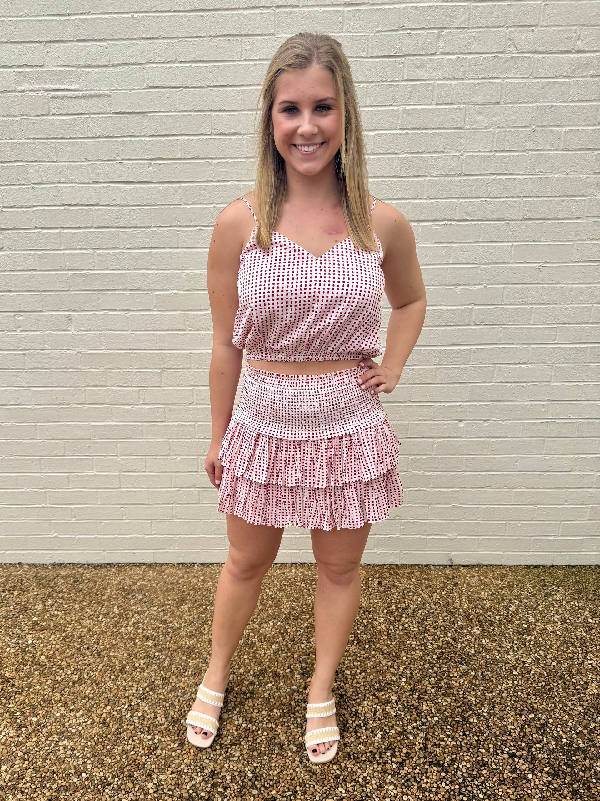 Kalani Dotted Skirt Reset by Jane