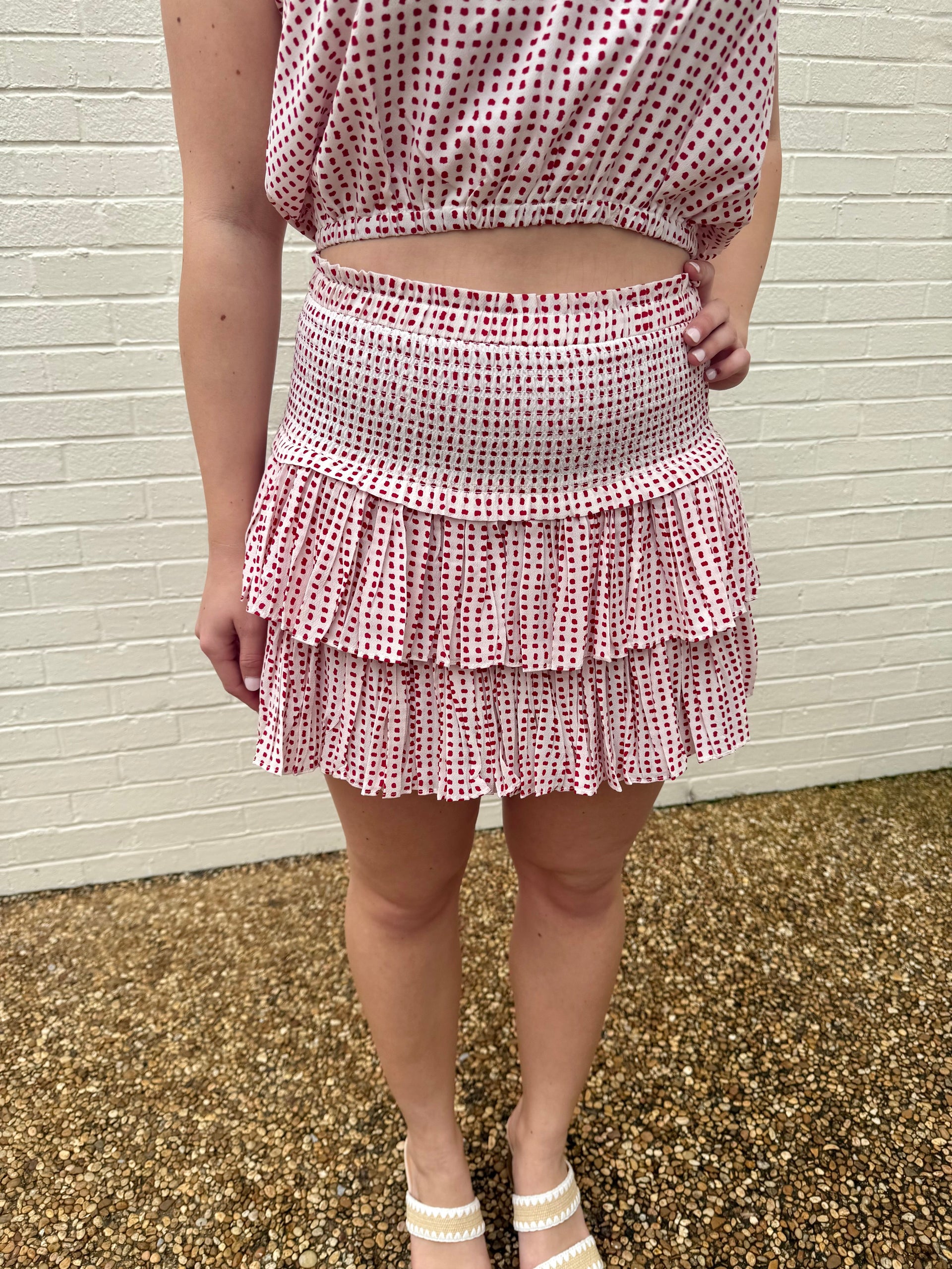 Kalani Dotted Skirt Reset by Jane