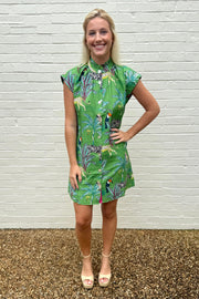 Jungle Print Mini Dress THML