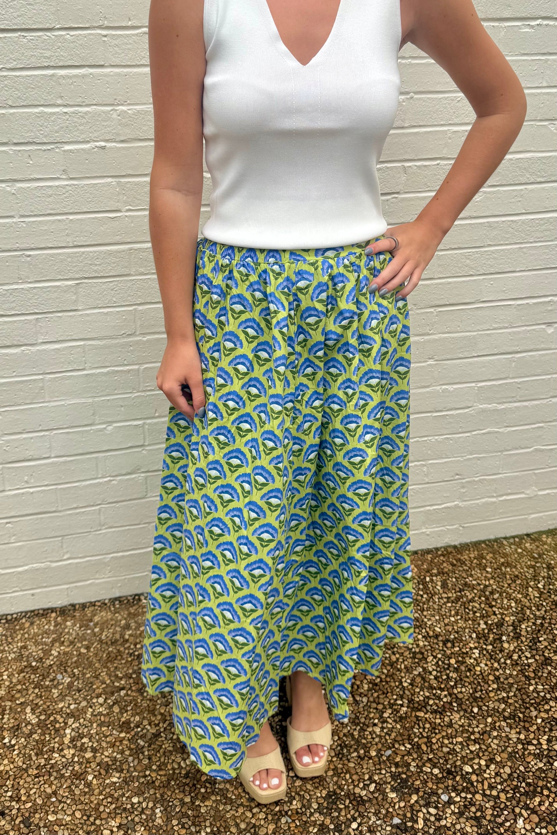 Blue Bell Maxi Skirt Entro