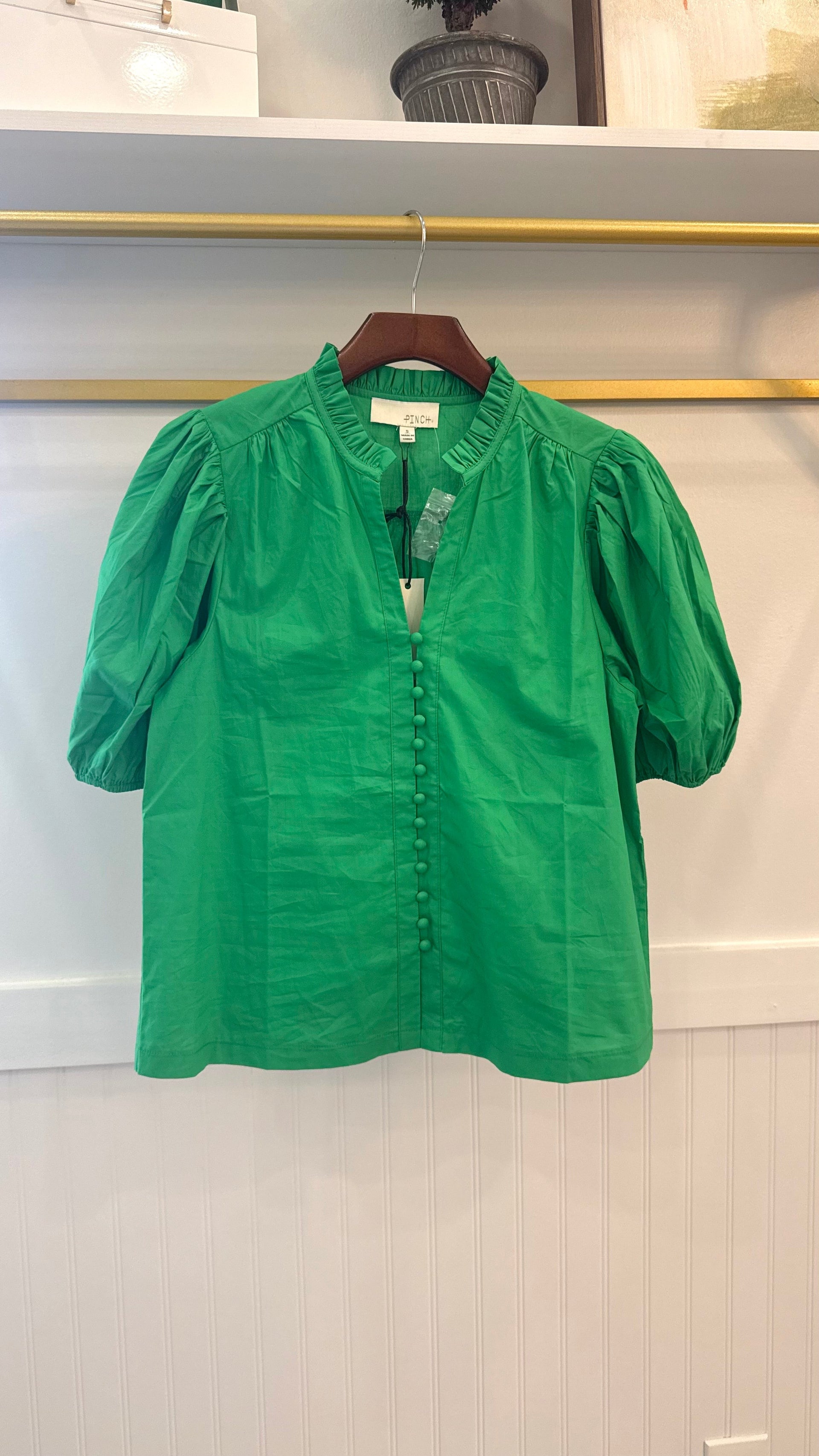 Janie Puff Sleeve Blouse Pinch
