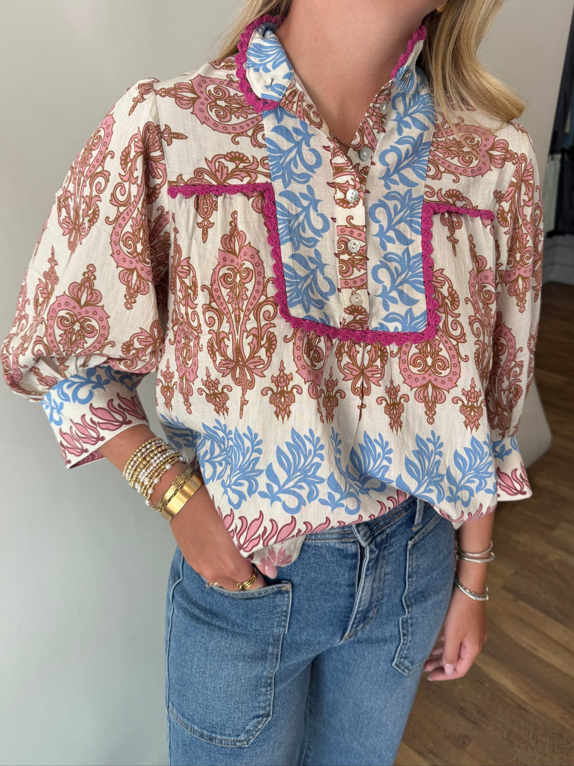 Romy Long Sleeve Blouse THML