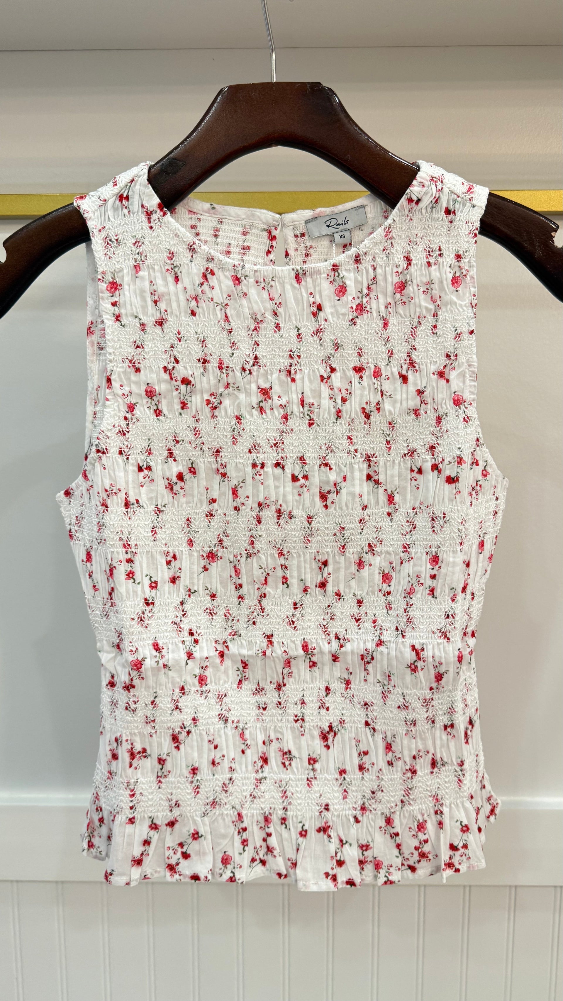 Kane Smocked Tank Rails