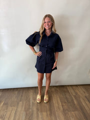Jacqueline Bubble Sleeve Dress Bishop + Young