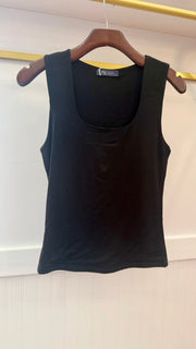 Double Layer Square Neck Wide Strap Tank KLD