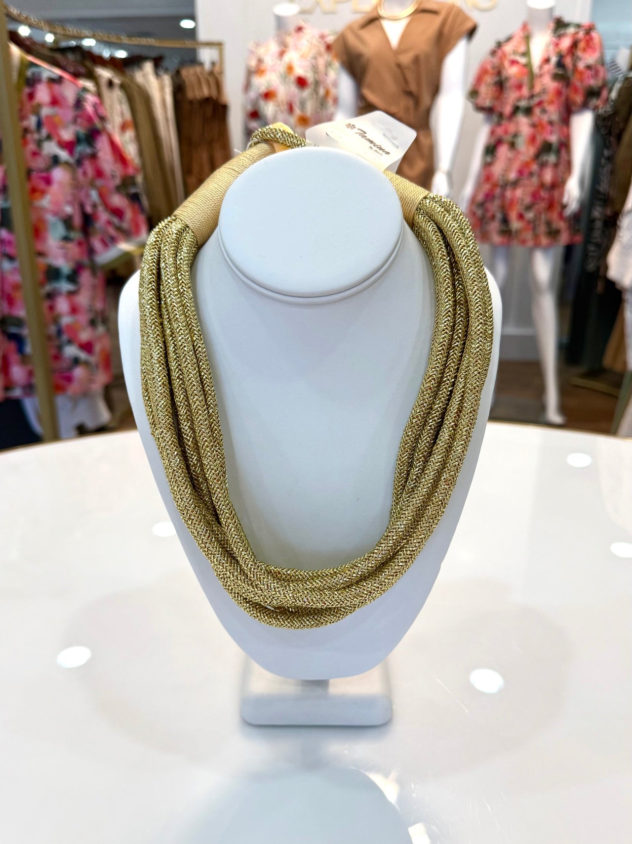 Rope Necklace in Gold Golden Stella