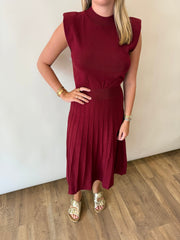 SLEEVLESS KNIT MAXI DRESS THML
