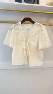 Cielo V-Neck Short Sleeve Shirt Dear John
