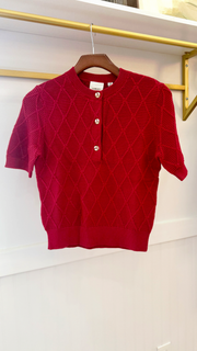 Merryn Diamond Knit Top Varley