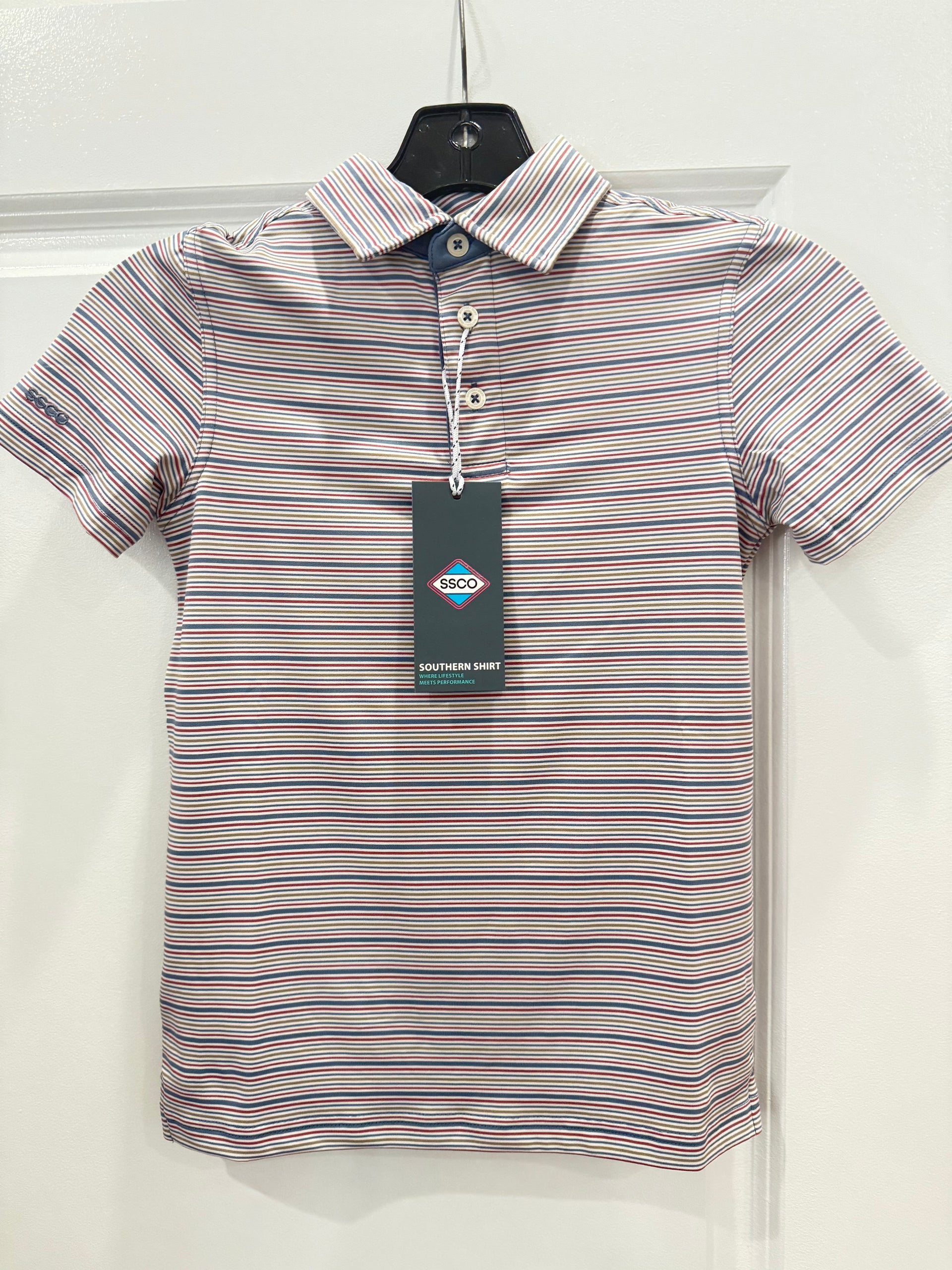 Youth Boy's Sawgrass Stripe Polo | Southern Shirt Co. Southern Shirt Co.