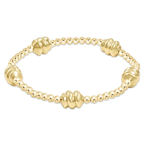 Extends Admire Gold 3mm Bead Bracelet - Gold | enewton