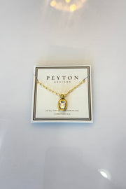 Small Diamond Charm Necklace Peyton Designs