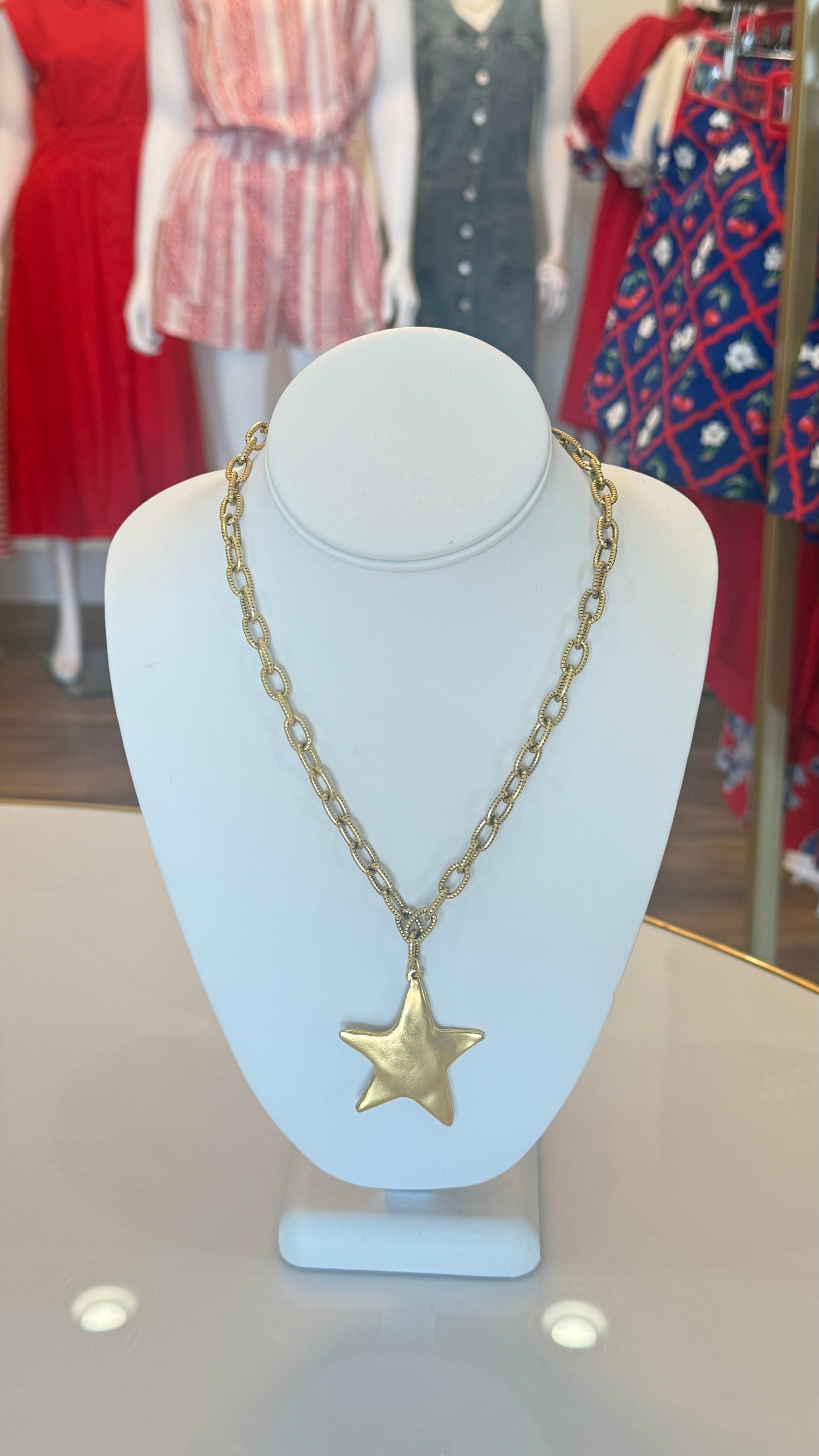 Large Star Necklace Peyton Designs
